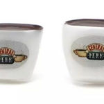 New Womens F•R•I•E•N•D•S Friends Central Perk Coffee Cup Matthew Perry Earrings White Photo 0
