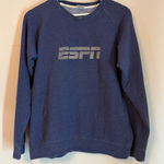 ESPN Sports Center Crewneck Sweatshirt Blue And Gray Women’s Small EUC Photo 0