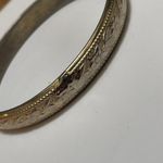Whiting & Davis Vintage  Bangle Bracelet Flower Design Photo 4