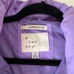 A New Day Purple Puffer Jacket Photo 3