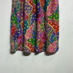 Anna and Frank Pink Silk Vintage Midi Skirt Sz XL Photo 3