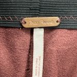 Free People ‎ Faux Suede Leggings Size 26 Burgundy Brown Fitted Pants Women Photo 5