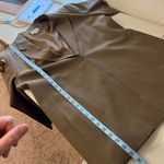 J'envie New York Made in USA Rose Embellished Single Button Blazer Size 14 Tan Photo 12