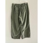 Old Navy  Pants Womens Small Green High Rise Wide Leg‎ Linen Coastal Resort Beach Photo 1