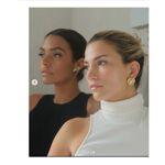 AUREUM Naomi Earrings in Two Tone One Size Womens Gold Photo 6