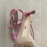 Sam Edelman Abbott Pink Snake Strappy Heel Sandals, Size 6 Photo 2