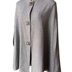 Mango MNG by  Sleeveless Houndstooth Cape, Sz S Photo 4