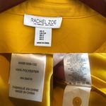 Rachel Zoe Womens Shirt Blouse Marigold Yellow Tie Cuff Small Photo 6