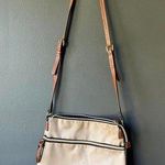 Bass Tan Canvas Crossbody Photo 0