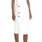 Chiara Boni  Hiroko One Shoulder Side Button Dress Photo 3