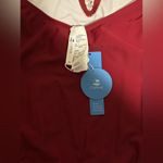 Cupshe NWT Maroon and White Plunging V Neck Lace One Piece Swimsuit size medium Photo 9