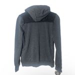 BCBGMAXAZRIA Gray Zip-Up Hoodie Sweatshirt Women’s Size M Studded Detail Casual Photo 5