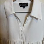 Danielle Bernstein ‎ Textured Woven Baby-Doll Mini Dress Photo 4