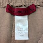 Love scarlet tan flowy elastic waistband pants women’s size large Photo 6