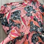 Billabong Bell Sleeve Sittin Pretty Floral Romper pink Photo 4