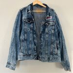 Rue 21 NASA Blue Denim Jean Jacket Casual Fall XL Photo 0