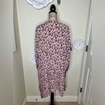 Knox Rose  Floral Open Side Kimono Duster in Cream & Multicolor Size M/L Photo 11