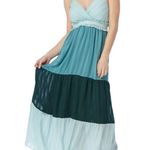 Slate + Willow Blue Tiered Dress Photo 1