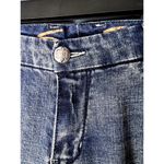 Seven7 Seven Flare Jeans Women's Size 16 Sequin Fancy Pocket  Distressed Medium Wash Photo 5