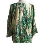 ECI  New York Tropical Print Top Photo 3