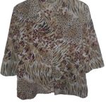 Allison Daley  14 Brown Leopardesque Top Plus Photo 0