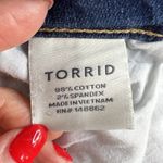 Torrid  Plus 18 Boyfriend Straight Jeans Stretch Distressed Holes Mid Rise Cuff Photo 7