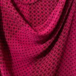 CAbi  Polka Dot‎ Floral Drape Neck Tank Size Medium #983 Photo 3