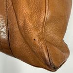 Jennifer Alfano Women’s brown leather shoulder purse 10x14x3.5" 8" handle Photo 10