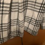 Style & Co NEW Women Large Short Coat Plaid Black & White Big Buttons Photo 2