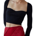 Urban Outfitters  Cropped Sweater Black Size S Photo 0