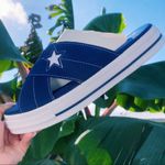Converse One Star Slip On Sandals Blue Photo 0