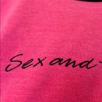 Vintage Sex and the City Baby Ringer Tee Pink Black Glitter Y2K Size Large Photo 2