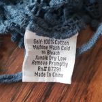 Johnny Was  Blue Chic Trendy Floral Crochet Knit Boho Feminine Cardigan Size M Photo 5