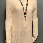 Soft x Joie white beaded swim coverup size small Photo 0