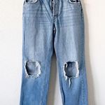 Free People  Maggie Mid Rise Straight Leg Jeans Photo 0