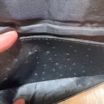 NAPOLEON PERDIS Black Ostrich Style Envelope Clutch Bag Photo 9