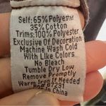 Johnny Was Embroidered Gray Long Sleeve Boho Tunic Shirt Size Small Photo 6