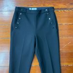 Per Se  Black Military-Style Side Button Trousers in Black ~ Size 2 💛 Photo 8