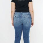 Kancan Piper Curvy Mid Rise Distressed Boyfriend Denim Jeans 16W KC8631M Photo 1