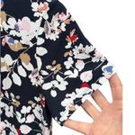 EUC J. Jill Wearever Collection Navy Floral Dress Generous XS Photo 3