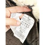 Stella McCartney Metallic Chevron Faux Fur Belted Long Coat 40 Photo 7