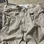 SOVERE | Instance Linen Straight Leg High Waisted Trousers Pants Natural S Photo 9