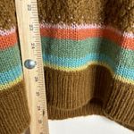 Hurley  ladies pullover cozy argyle crewneck sweater size medium Photo 7