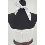 Ruby Rox White Babydoll Halter Dress Bridal Euro Summer Milkmaid Y2K Coastal Cowgirl SZ 7 Photo 3