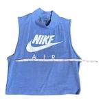 Nike  Air mock neck tank small sleeveless T-shirt purple workout active crop top Photo 5