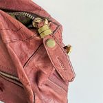 orYANY Women's Deep Red Brown Leather Shoulder Bag Textured Chic Elegant Photo 2