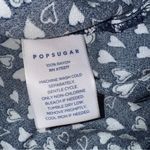Popsugar  Navy Blue White Heart Dress XS Button Down Pockets Photo 9