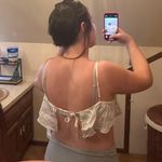 Urban Outfitters Cream Lace Top Photo 3