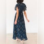 Orange Creek  Midnight Blue Floral Maxi Dress Photo 4