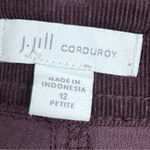 J. Jill Corduroy pants size 12 Deep Purple Jeans Photo 1
